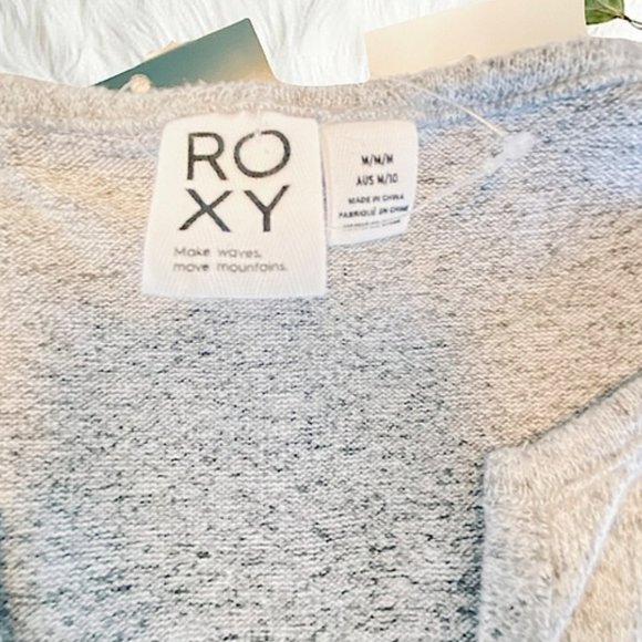 ROXY Super Soft Staying True Crew Dip Dye Long Sleeve PJ TOP Only - Picture 11 of 12